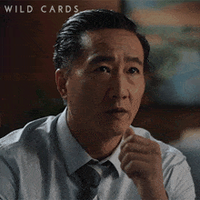 Facepalm Chief Li GIF - Facepalm Chief Li Wild Cards GIFs