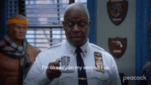 I'M Already On My Second Cup Captain Raymond Holt GIF - I'M Already On My Second Cup Captain Raymond Holt Andre Braugher GIFs