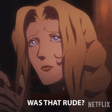 Was That Rude Lisa Tepes GIF - Was That Rude Lisa Tepes Castlevania GIFs