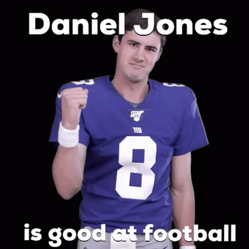 Daniel Jones New York Giants GIF - Daniel Jones New York Giants De Groms  Burner - Discover & Share GIFs