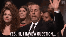 I Have A Question Jerry Seinfeld GIF - I Have A Question Jerry Seinfeld Snl GIFs