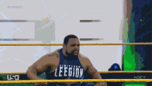 keith lee entrance pose double champion north american champion