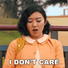 I Dont Care Nancy GIF - I Dont Care Nancy Grease Rise Of The Pink Ladies GIFs