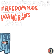 Corrieliotta Black Voters Matter Sticker - Corrieliotta Black Voters Matter Freedom Ride Stickers