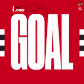 a poster that says goal on it