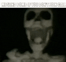 Skeleton Join Call GIF - Skeleton Join Call Bomb GIFs