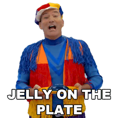 Jelly On The Plate Anthony Field Sticker - Jelly On The Plate Anthony Field The Wiggles Stickers