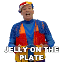 Jelly On The Plate Anthony Field Sticker - Jelly On The Plate Anthony Field The Wiggles Stickers