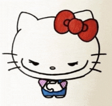 Hello Kitty Smirking GIF - Hello Kitty Smirking GIFs
