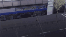 an aerial view of a store front with a sign that says ' a ' on it