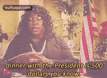 Dinner With The President Is 500dollars You Know..Gif GIF - Dinner With The President Is 500dollars You Know. Person Human GIFs