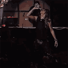 Drinking Water Steven Tyler GIF - Drinking Water Steven Tyler Aerosmith GIFs