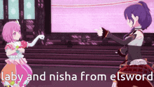 Laby And Nisha From Elsword Project Sekai GIF - Laby And Nisha From Elsword Laby Nisha GIFs