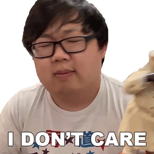 I Dont Care Sungwon Cho Sticker - I Dont Care Sungwon Cho Prozd Stickers