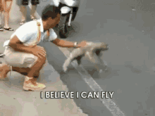 Believe! GIF - Believe Fly Sloth GIFs