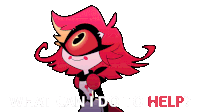 What Can I Do To Help Niffty Sticker - What Can I Do To Help Niffty Hazbin Hotel Stickers