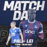 Crystal Palace F.C. Vs. Leicester City F.C. Pre Game GIF - Soccer Epl English Premier League GIFs