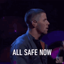 All Safe Now Nick Jonas GIF - All Safe Now Nick Jonas Spaceman Song GIFs