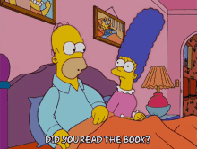 Reading Homer Simpson GIF - Reading Homer Simpson Did You Read The Book GIFs