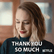 Thank You So Much Hope Haddon GIF - Thank You So Much Hope Haddon Sex Education GIFs