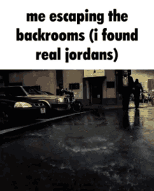 Backrooms Your Jordans Are Fake GIF