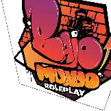 a cartoon drawing of a brick wall with the word roleplay on it
