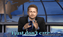 Gerard Butler Butler GIF - Gerard Butler Butler I Just Dont Care GIFs