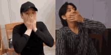 Yoonkook Shocked Hand Over Mouth GIF - Yoonkook Shocked Hand Over Mouth Yoonkook Hand Over Mouth GIFs