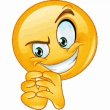 Mischievous Emoji GIF - Mischievous Emoji Evil Smile GIFs