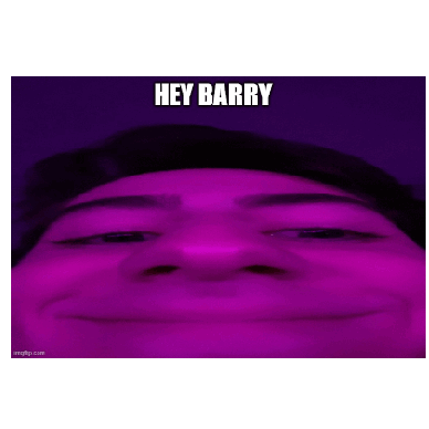 Hey Barry Kiss Sticker - Hey Barry Hey Barry Stickers