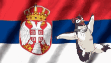 Evangelion Serbia GIF - Evangelion Serbia Flag GIFs