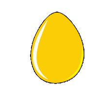 a penguin with hearts on its head is in a yellow bowl