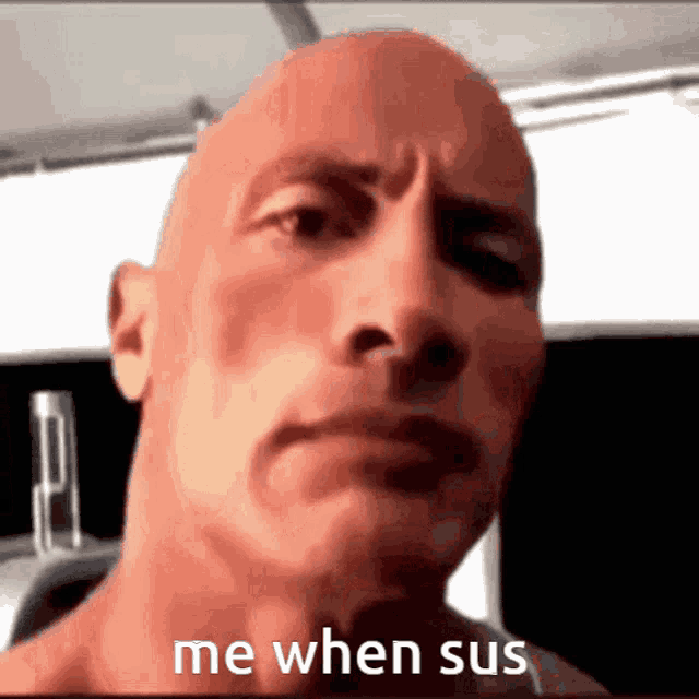 the rock is sussy : r/shitposting