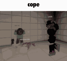 Cope Roblox GIF - Cope Roblox Stand Endlessly In A Psych Ward GIFs