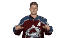 thumbs down two thumbs down nope do not want nathan mackinnon