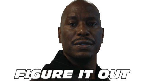 Figure It Out Roman Sticker - Figure It Out Roman Tyrese Gibson Stickers