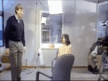 Bill Gates Jumping Chairs GIF