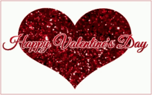 Happy Valentines Day Sparkling Heart GIF - Happy Valentines Day Sparkling Heart GIFs