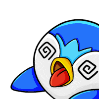Piplup Dead Sticker - Piplup Dead Stickers
