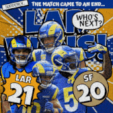 San Francisco 49ers (20) Vs. Los Angeles Rams (21) Post Game GIF
