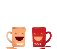 Share Your Love For Teh Boh Tea Bohboh Tea Cheers Cup Of Tea Sticker - Share Your Love For Teh Boh Tea Bohboh Tea Cheers Cup Of Tea Happy Cheers Stickers