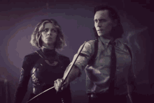Loki And Sylvie Confused GIF - Loki And Sylvie Confused Confused Look GIFs