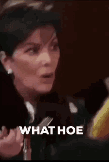 What Hoe How GIF - What Hoe How Kris Jenner GIFs