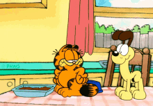 eating odie garfield what do you want food