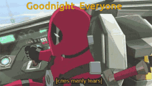 Deadpool Goodnight Everyone GIF - Deadpool Goodnight Everyone Goodnight GIFs