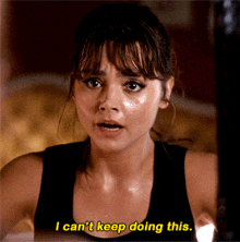 Doctor Who Clara Oswald GIF - Doctor Who Clara Oswald I Cant Keep Doing This GIFs