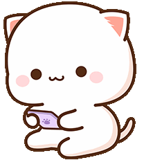 Mochi Cat Shy Sticker - Mochi Cat Shy Stickers