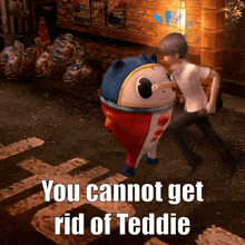 You Cannot Get Rid Of Teddie Persona 4 GIF - You Cannot Get Rid Of Teddie Persona 4 Golden GIFs