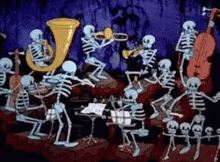 Happy Halloween GIF - Happy Halloween Skeletonband GIFs