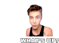 Whats Up Justin Bieber Sticker - Whats Up Justin Bieber Beauty And A Beat Song Sup Stickers